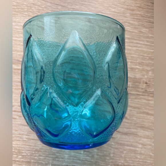 Anchor Hocking Blue Madrid Glass - Set of 5 Glasses 💙✨💙✨ - Picture 2 of 7